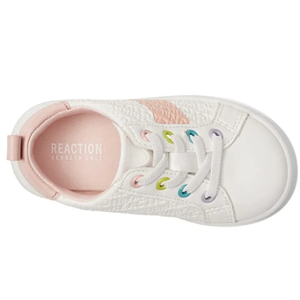 Kenneth Cole Reaction Sneakers Toddler US 10 White Lifestyle Shoes JOBB2148